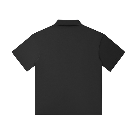 Pin Drop Shoulder Short-Sleeve Polo
