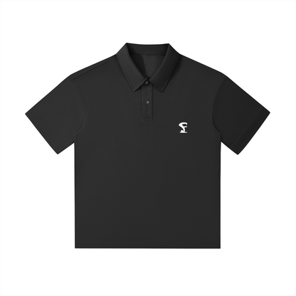Pin Drop Shoulder Short-Sleeve Polo