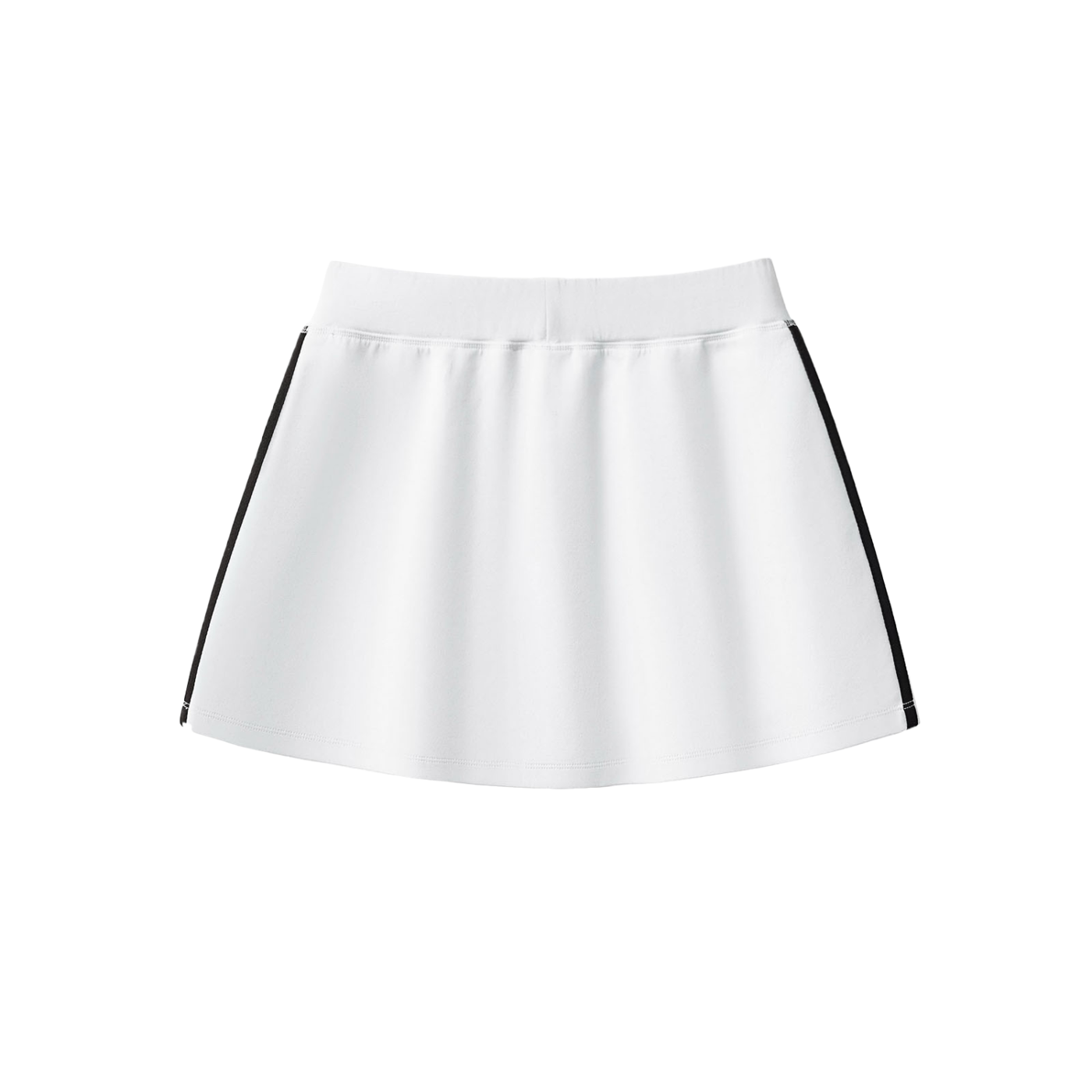 Pin Logo Taped Cooling Performance Short Skirt White